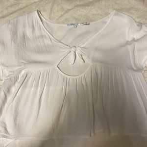 Urban outfitters cut out tie knot blouse rarely worn